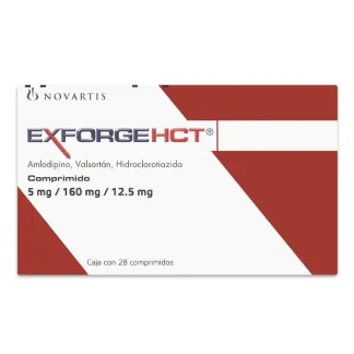 EXFORGE HCT 5/160/12.5 MG CPR C/28