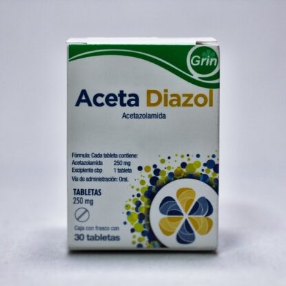 ACETA DIAZOL 250MG C/30 TAB