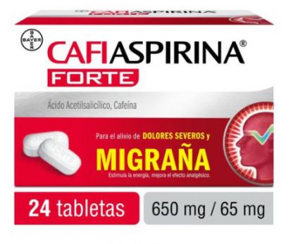 CAFIASPIRINA FORTE 650MG/65MG C/24
