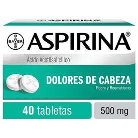 ASPIRINA 500MG TAB C/40