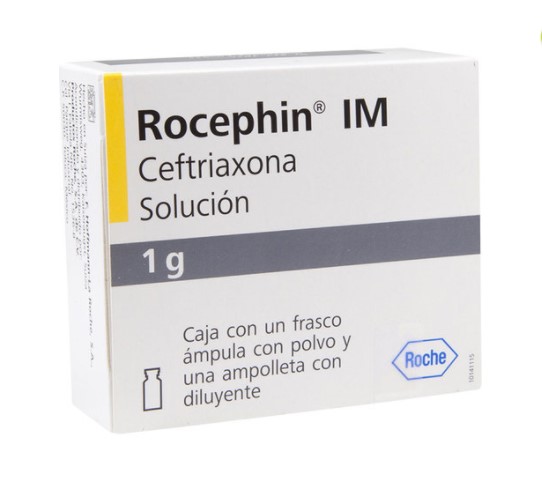 ROCEPHIN 1G IM C/1 FA | Farmacias San Isidro | Farmacia a domicilio