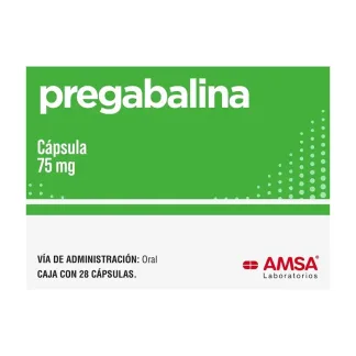 PREGABALINA 75 MG CON 28 CAPSULAS