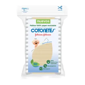 JOHNSON COTONETES C/300 RECICLABLE