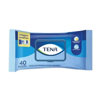 TENA TOALLAS HUMEDAS ADULTO C/40