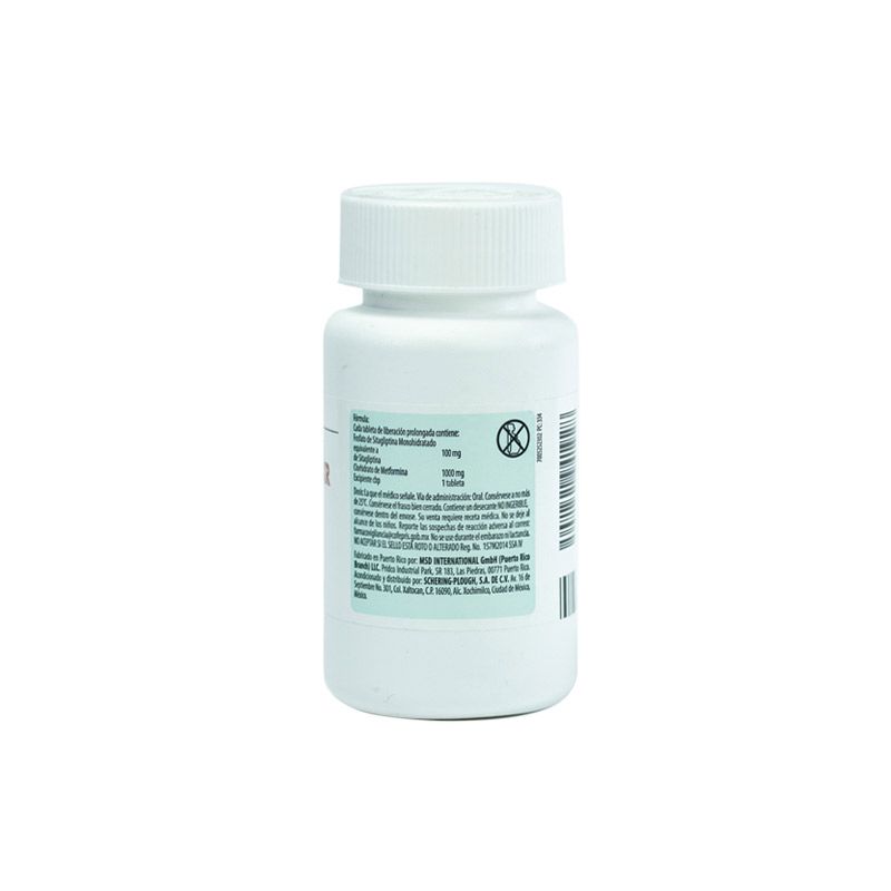 JANUMET XR 100/1000MG TAB C/28 Farmacias San Isidro Farmacia a domicilio
