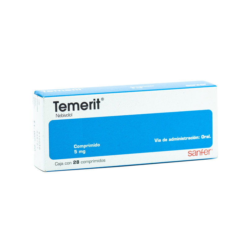 TEMERIT 5MG CPR C/28 | Farmacias San Isidro | Farmacia a domicilio