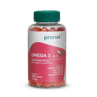 PRONAT OMEGA 3 INFANTIL 120 GOMITAS