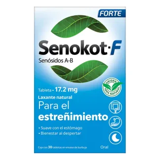SENOKOT F 374 MG CON 30 TABLETAS